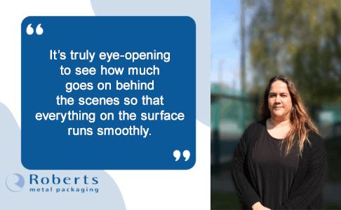 Spotlight on Shereana, Procurement and Logistics Assistant at Roberts Metal Packaging